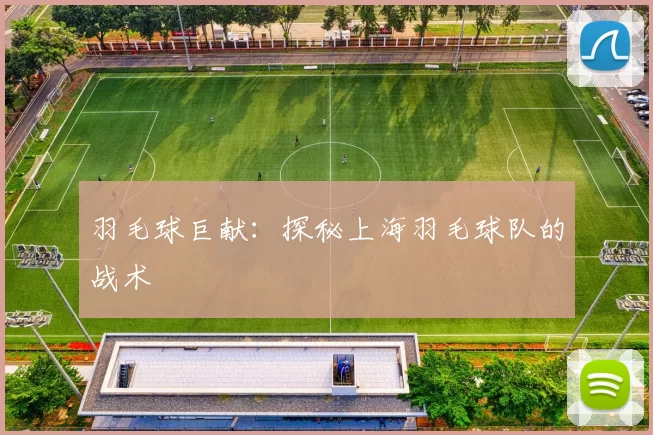 羽毛球巨献：探秘上海羽毛球队的战术